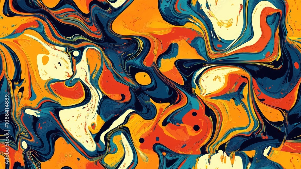 Colorful abstract seamless pattern featuring vibrant artistic designs perfect for creative projects textiles and wallpapers Colorful abstract seamless pattern featuring vibrant artistic designs perfect for creative projects textiles and wallpapers