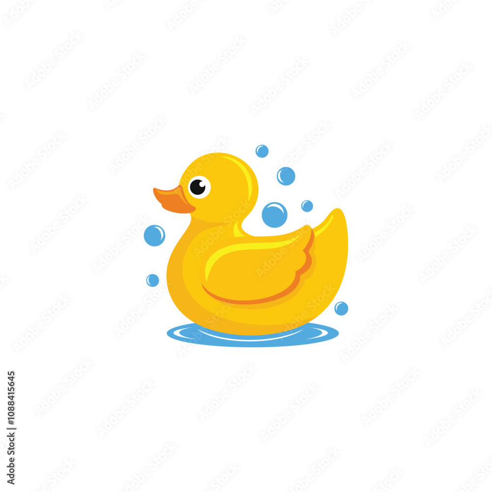 Rubber duck logo template vector illustration Rubber duck logo template vector illustration