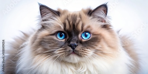 Himalayan Cat Isolated on Transparent Background for Pet Lovers and Feline Enthusiasts