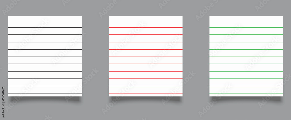 White line Notebook Paper Background White line Notebook Paper Background