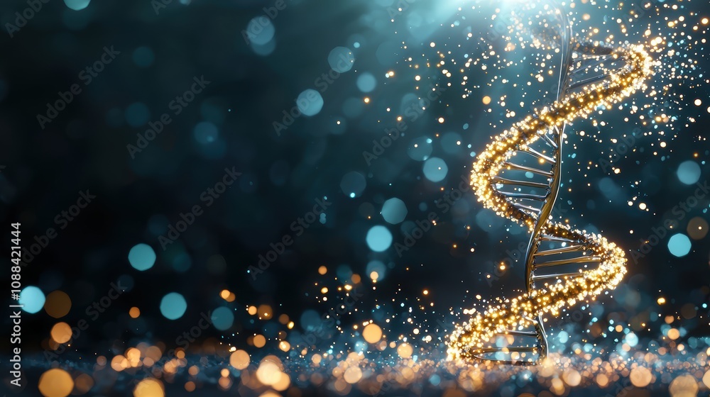 DNA Helix Rotating DNA helix with glowing strands, representing genetic research, biotechnology, and the building blocks of life. DNA Helix Rotating DNA helix with glowing strands, representing genetic research, biotechnology, and the building blocks of life.