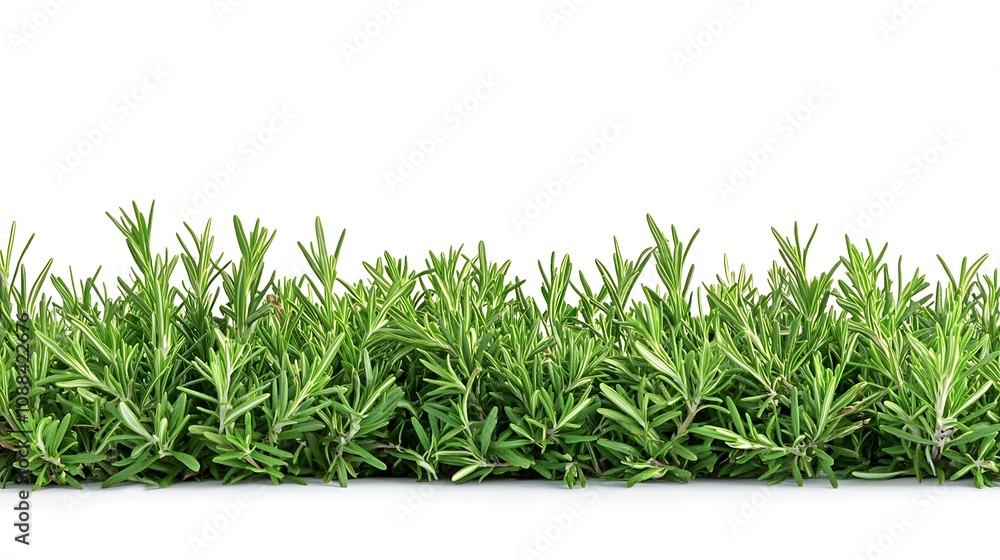 Rosemary Sprigs on White Background: Culinary Herb Photography Rosemary Sprigs on White Background: Culinary Herb Photography