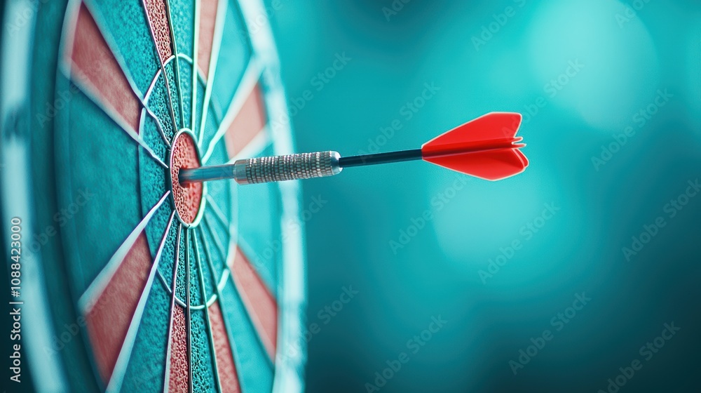 Bullseye Target with Arrow A person aiming a dart at a bullseye target, representing focus, determination, and the pursuit of objectives in business or marketing. Bullseye Target with Arrow A person aiming a dart at a bullseye target, representing focus, determination, and the pursuit of objectives in business or marketing.
