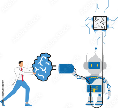Businessman and Robot, Collective Ideas