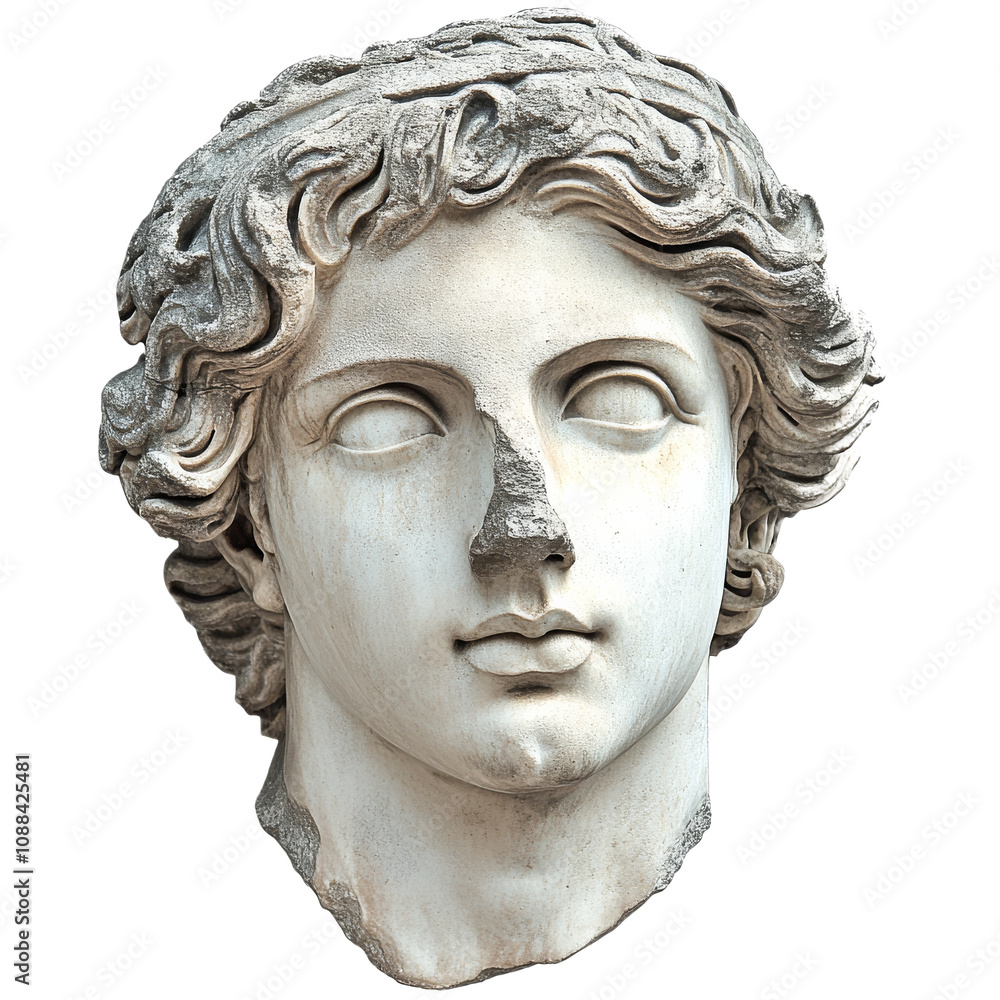 Ancient Greek marble sculpture of a young man Ancient Greek marble sculpture of a young man