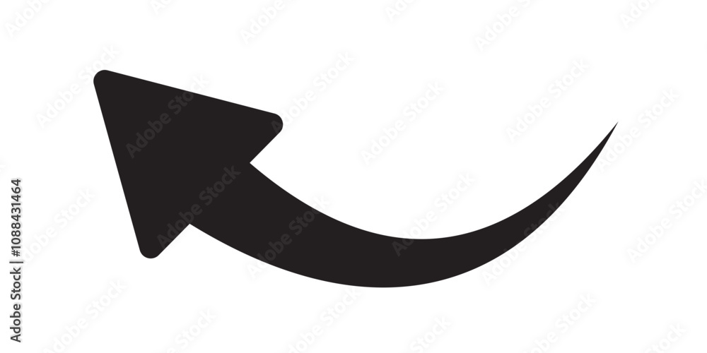 Black arrow icon on white background. Flat style. arrow icon for your website design, logo, app, UI. Arrow indicated the direction vector Black arrow icon on white background. Flat style. arrow icon for your website design, logo, app, UI. Arrow indicated the direction vector