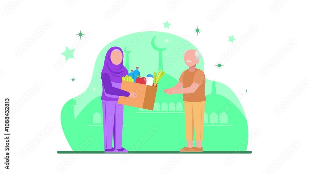 Animated video Charity and donation concept. Full length animation illustration. High quality 4k footage. Animated video Charity and donation concept. Full length animation illustration. High quality 4k footage.