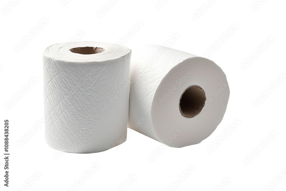 Tissue roll isolated, transparent background Tissue roll isolated, transparent background