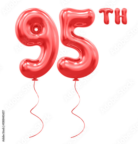 95th anniversary red balloon photo