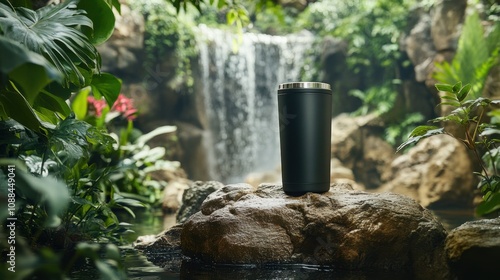 Tumbler by Waterfall.