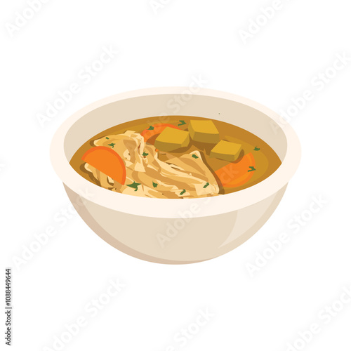 Bowl Soup Vector Illustration - 05