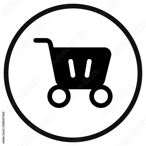 Editable shopping cart vector icon. Part of a big icon set family. Perfect for web and app interfaces, presentations, infographics, etc