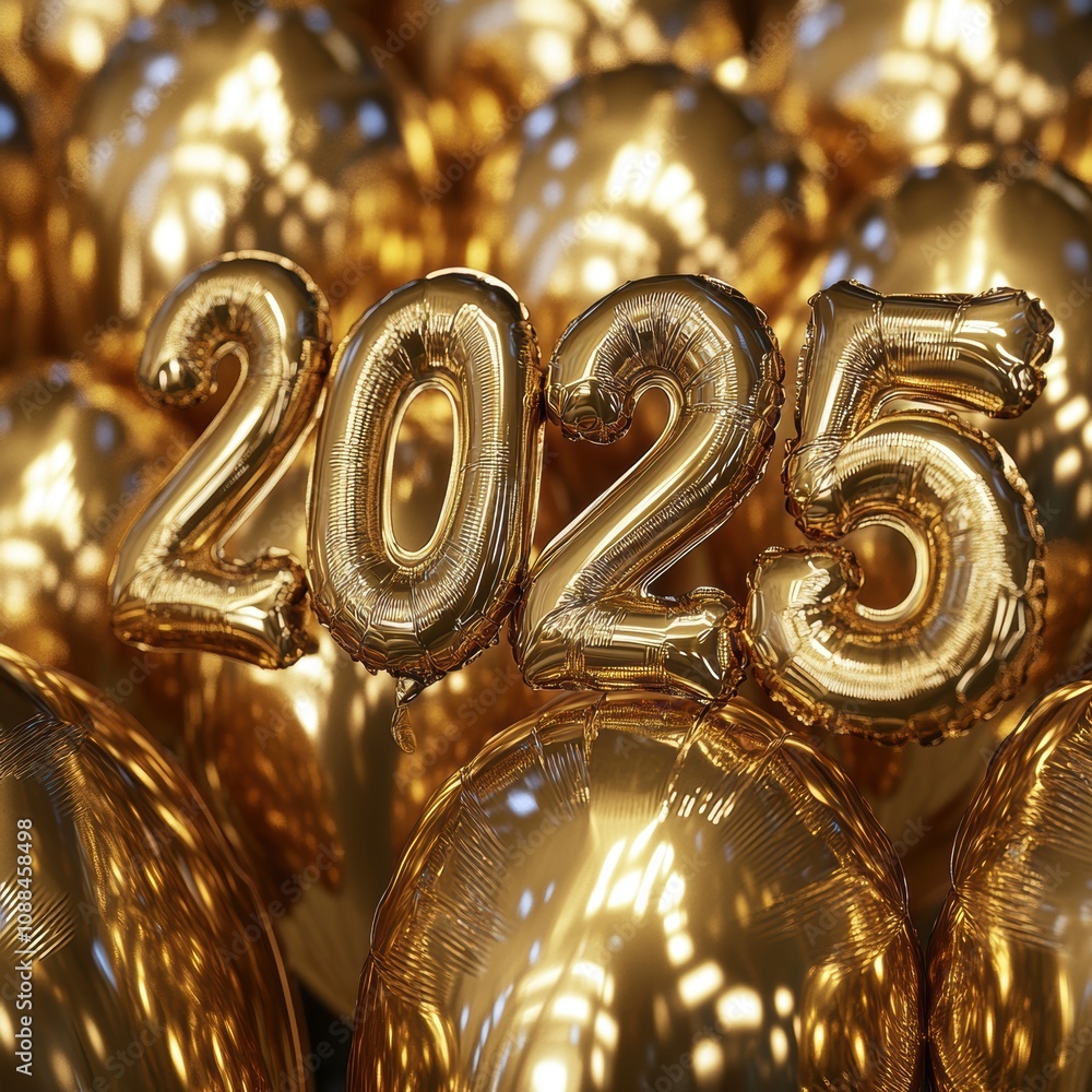 Gold Balloons 2025.