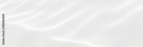 Abstract wavy white cloth background