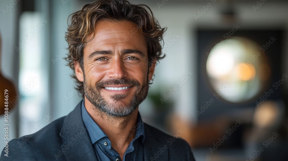 Portrait of a smiling businessman on a white background. Portrait of a smiling businessman on a white background.