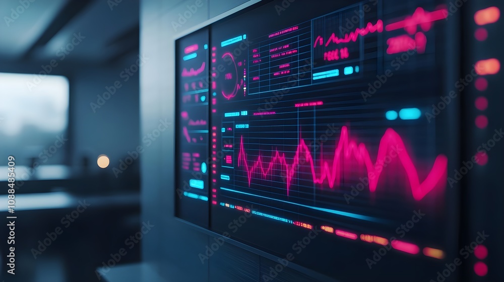 Financial Data Screen Display Financial Data Screen Display