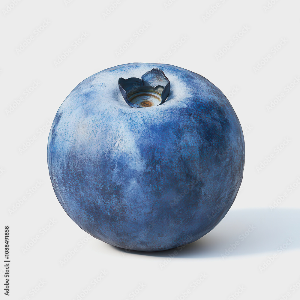 Fresh Blueberry on a Minimalist Background Showcasing Its Nature's Beauty, Juicy Texture, and Rich Color Ideal for Healthy Food and Beverage Promotions Fresh Blueberry on a Minimalist Background Showcasing Its Nature's Beauty, Juicy Texture, and Rich Color Ideal for Healthy Food and Beverage Promotions