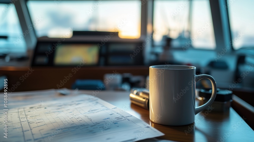 custom made wallpaper toronto digitalCoffee Break on a Boat.