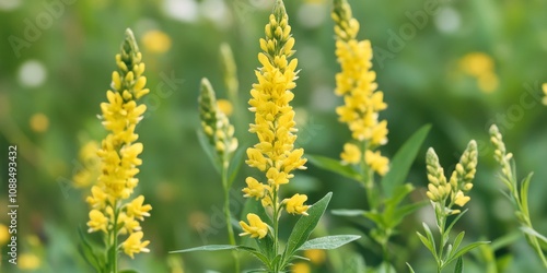 Melilotus officinalis, commonly known as Yellow Sweet Clover, is a versatile plant that showcases beautiful blossoms. This Yellow Sweet Clover thrives in various environments and is valued for its