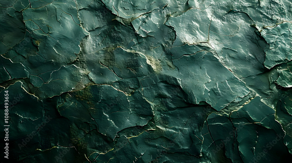 custom made wallpaper toronto digitalCracked Green Paint Abstract Background