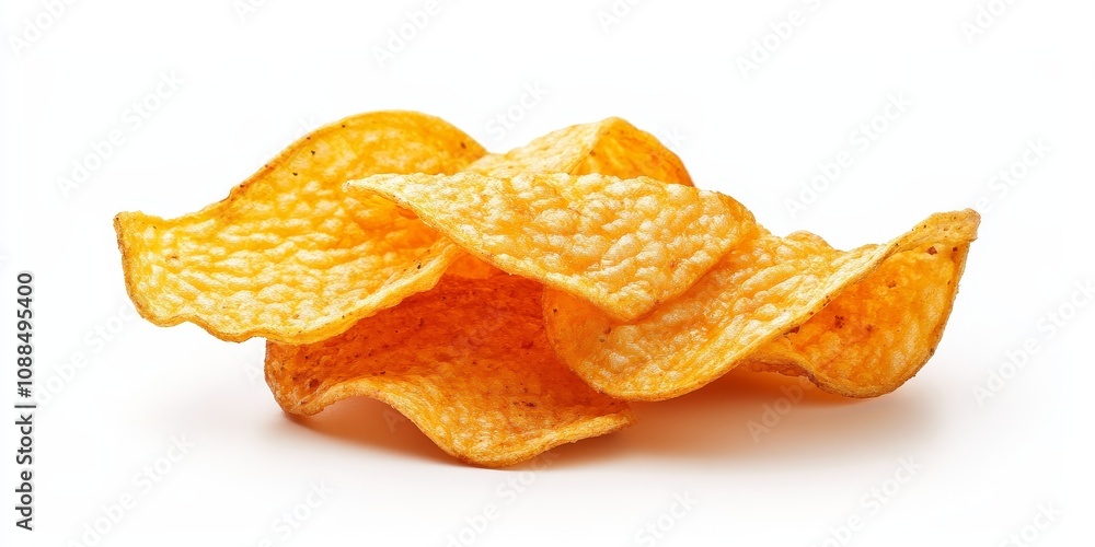 Snack isolated on a clean white background featuring a detailed clipping path for easy integration. This snack stands out in its vibrant appearance, perfect for showcasing delectable snack options. Snack isolated on a clean white background featuring a detailed clipping path for easy integration. This snack stands out in its vibrant appearance, perfect for showcasing delectable snack options.