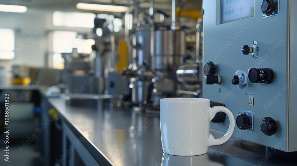 Coffee Break in Factory. Coffee Break in Factory.