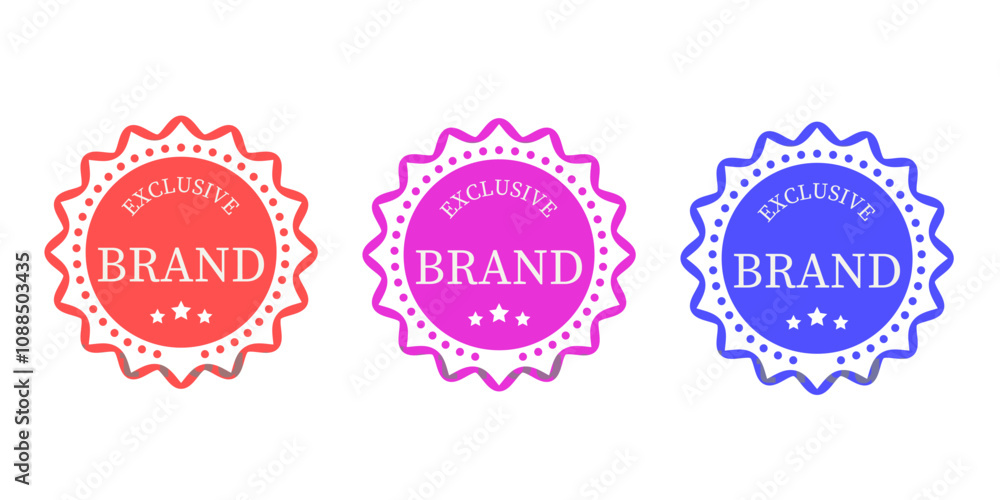 Sales badges vectors icon set Sales badges vectors icon set