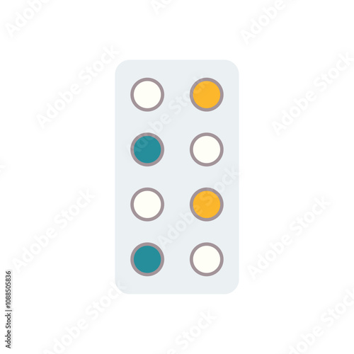 Medical Equipment Vector Illustration - Medicine Packaging