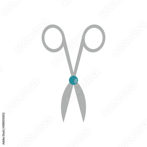 Medical Equipment Vector Illustration - Scissors