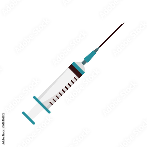 Medical Equipment Vector Illustration - Injection