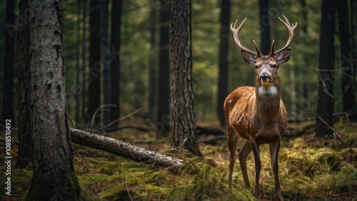 a deer in the forest - generative ai