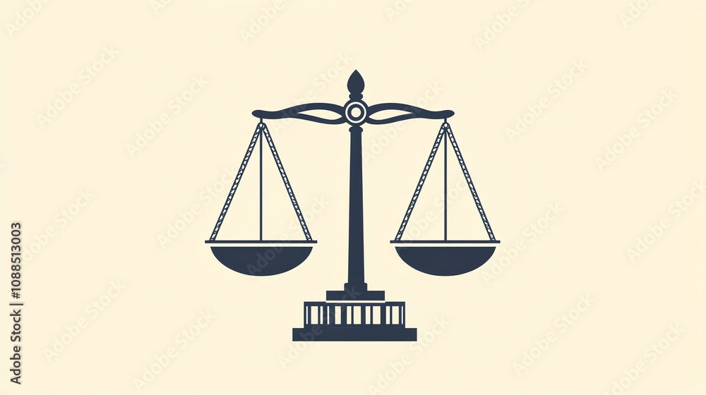 A stylized illustration of a balance scale. A stylized illustration of a balance scale.