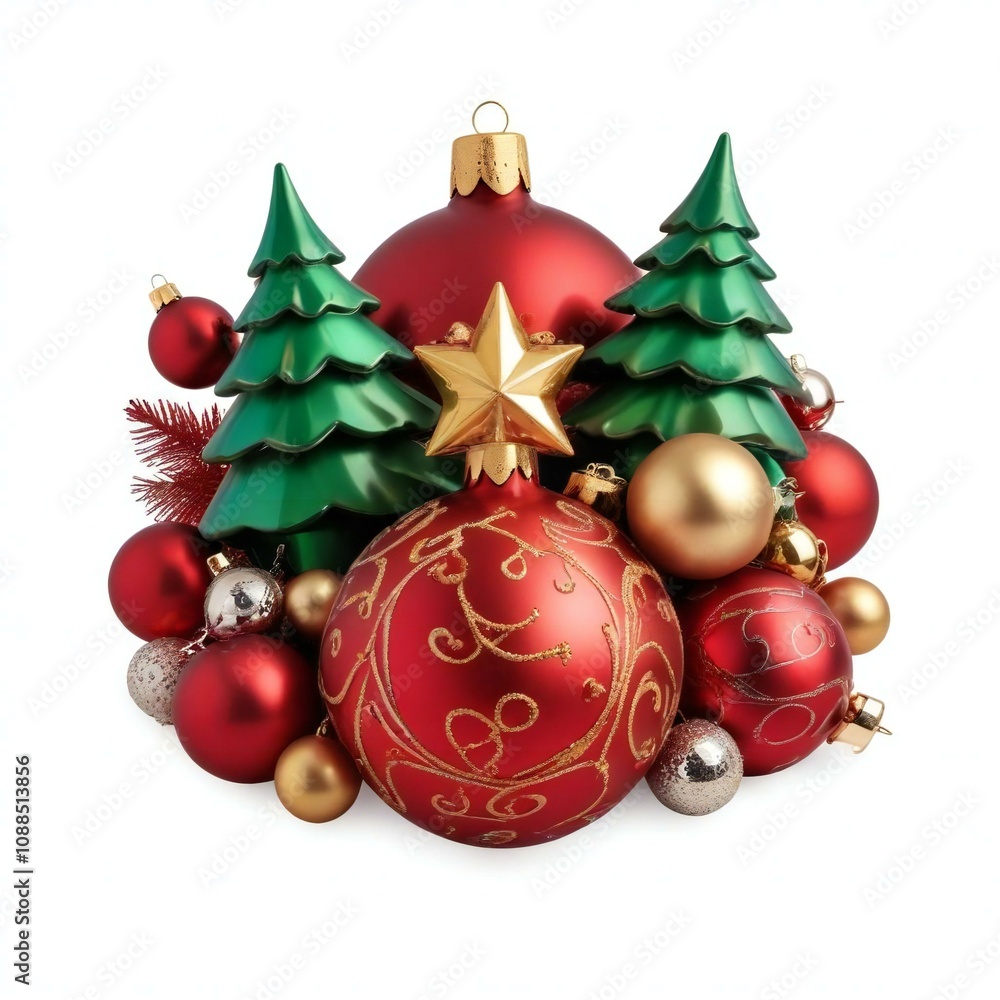 Christmas isolated 3d Elements Christmas isolated 3d Elements