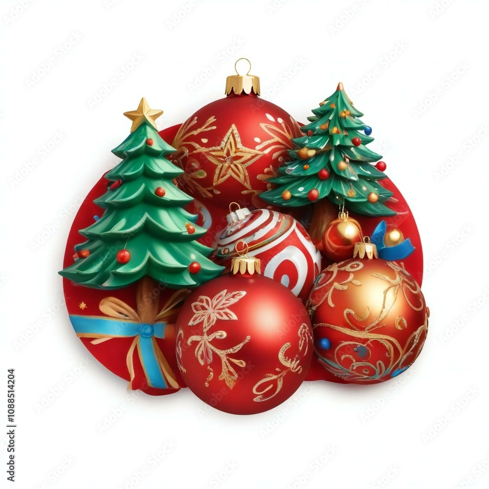 Christmas isolated 3d Elements Christmas isolated 3d Elements