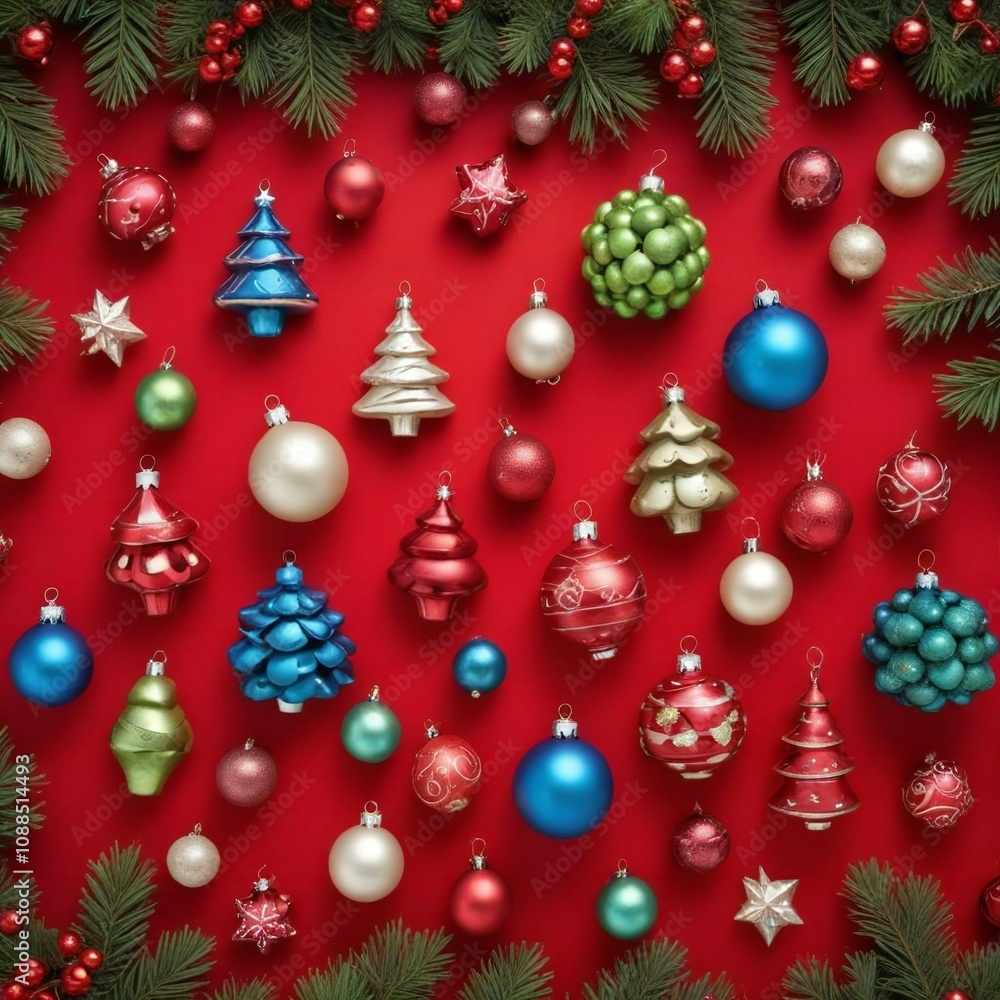 christmas tree decorations pattern christmas tree decorations pattern