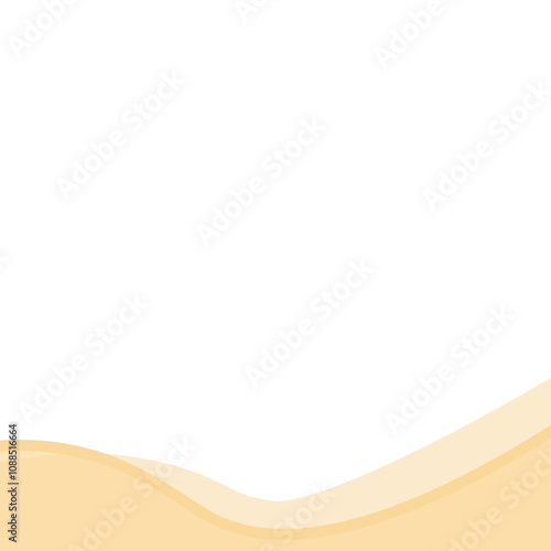Elegant Wavy Footer