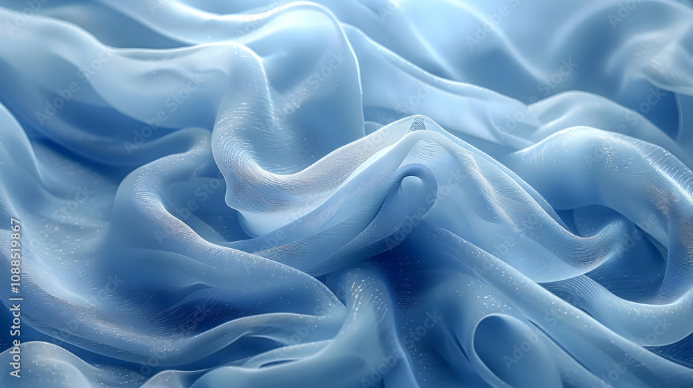 Obraz premium Abstract Blue Fabric Texture Background