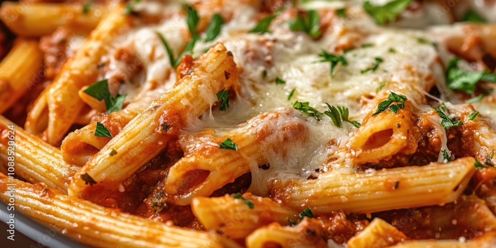 Delicious homemade Penne alla Vodka made from leftover sauce, topped with cheese and parsley, showcasing a tempting low angle view of this flavorful dish. Enjoy homemade Penne alla Vodka today Delicious homemade Penne alla Vodka made from leftover sauce, topped with cheese and parsley, showcasing a tempting low angle view of this flavorful dish. Enjoy homemade Penne alla Vodka today