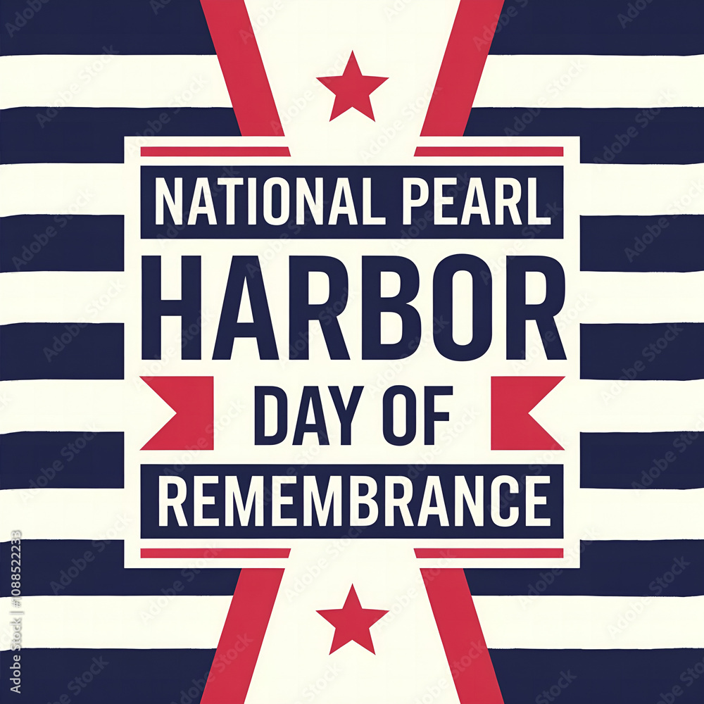Obraz premium national pearl harbor day of remembrance