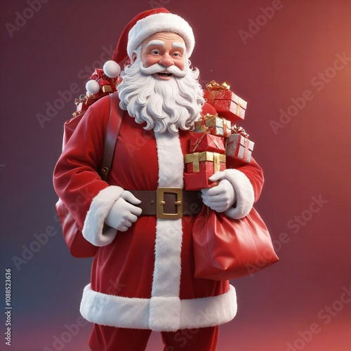 Santa Clause 3d