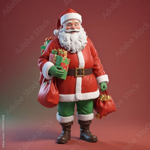 Santa Clause 3d