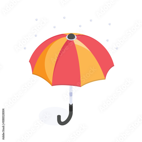 Grab this amazing icon of umbrella in modern style ready to use