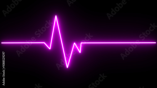 Heart beat line icon and emergency ekg monitoring. .Heartbeat line, Pulse trace, ECG or EKG Cardio graph symbol for Healthy and Medical Analysis.