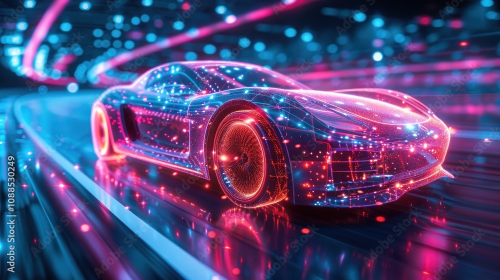 Photographs of nanotechnology applied to design high-performance lightweight materials for automotive engineering, with carbon nanotubes and graphene providing increased durability and fuel efficiency Photographs of nanotechnology applied to design high-performance lightweight materials for automotive engineering, with carbon nanotubes and graphene providing increased durability and fuel efficiency