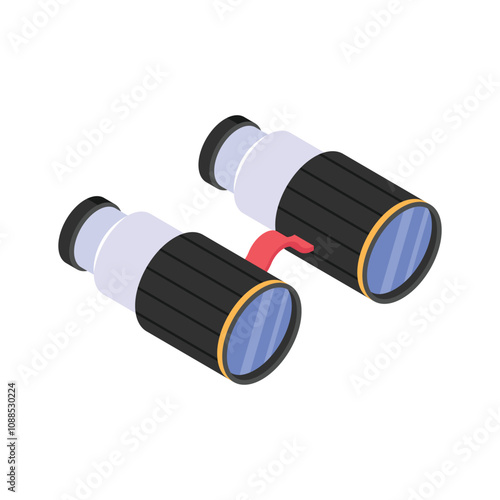 Get this amazing icon of binoculars in modern style