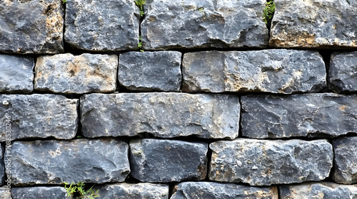 Wallpaper Mural Gray Stone Wall Texture - Close Up - Background Torontodigital.ca