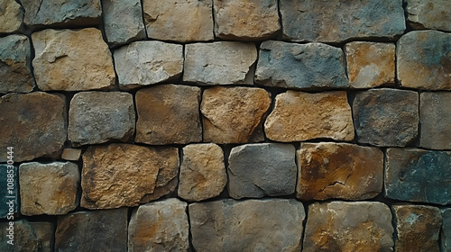 Wallpaper Mural Rustic Stone Wall Texture - Natural Stone Background Torontodigital.ca