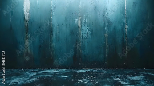 Wallpaper Mural Abstract Background - Dark Blue Concrete Wall with Light Torontodigital.ca