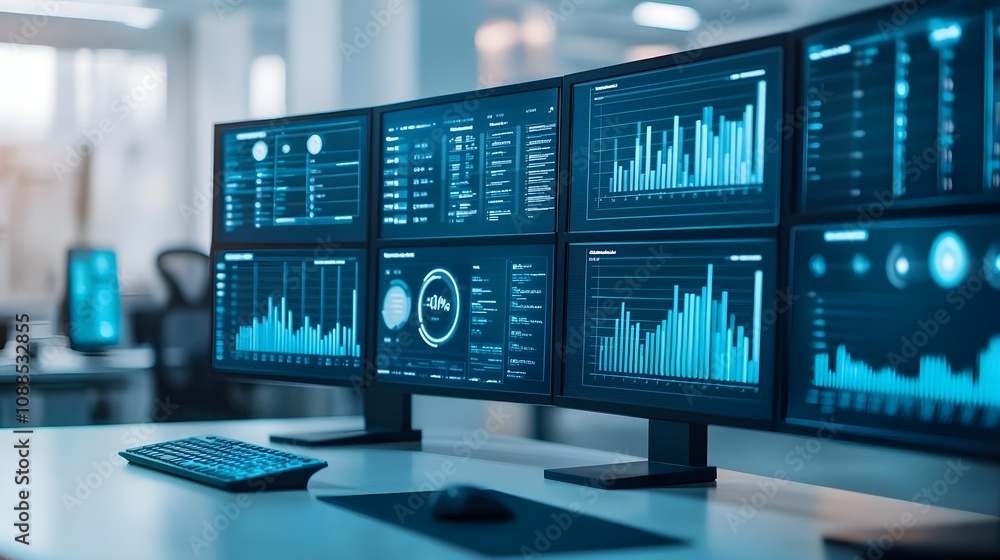 Financial Data Analytics Monitors Financial Data Analytics Monitors
