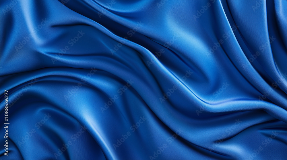 Fototapeta premium Blue sports clothing fabric football shirt jersey texture